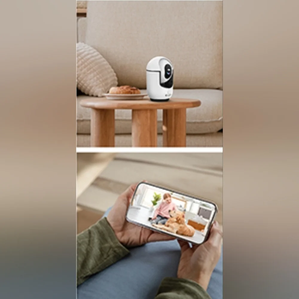 Cloarks 2K Pan/Tilt Security Camera, WiFi Indoor Camera New In Box